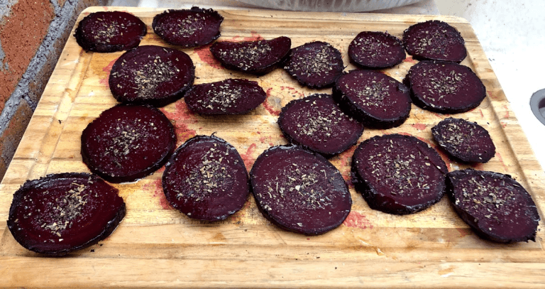 Betabel sazonado para tu carne asada